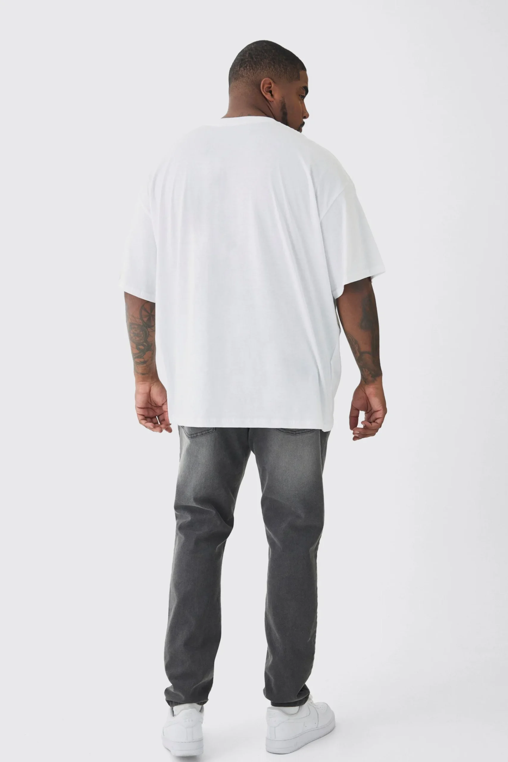 Plus Oversized Plus 13 Leopard Embroidered T-shirt In | UK^boohooMAN Sale