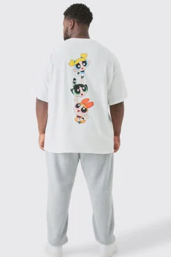 Plus Oversized Powerpuff Girls License T-shirt | UK^boohooMAN Best