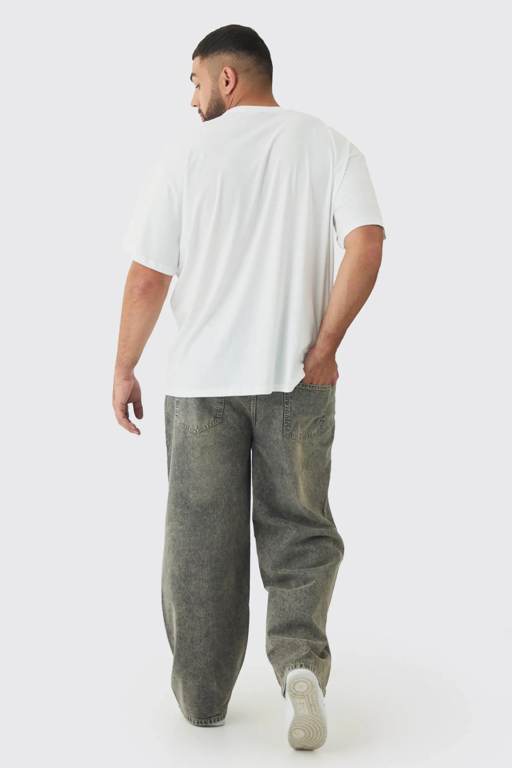 Plus Oversized Renaissance Money Print T-Shirt | UK^boohooMAN Discount