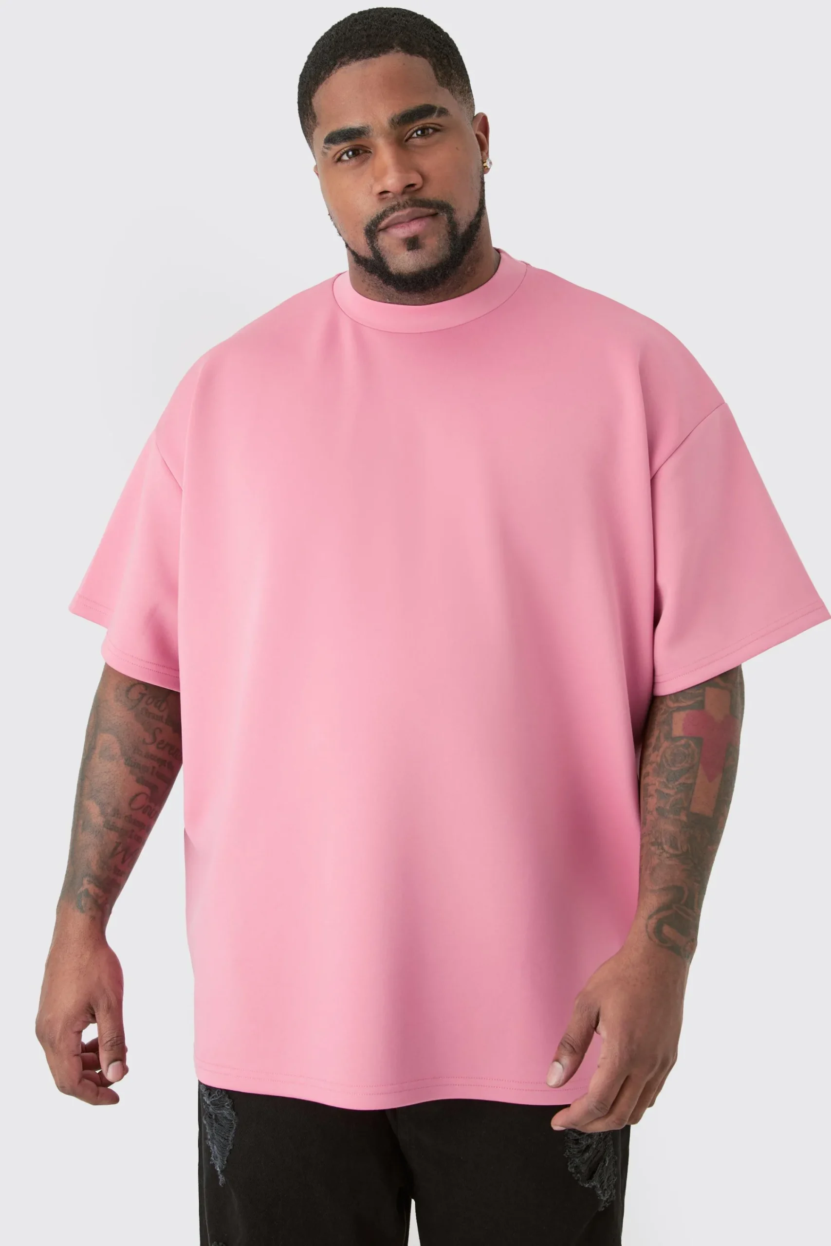 Plus Oversized Scuba T-shirt | UK^boohooMAN Best