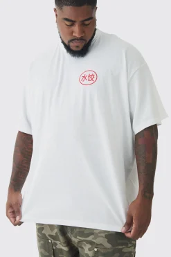 Plus Oversized Steamed Dumplings Graphic T-Shirt | UK^boohooMAN Outlet