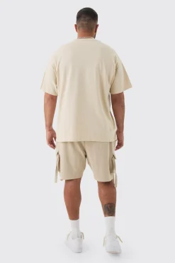 Plus Oversized Varsity Teddy Graphic T-shirt | UK^boohooMAN Discount