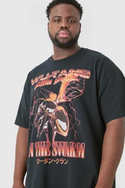 Plus Oversized Wu Tang License T-shirt | UK^boohooMAN Discount