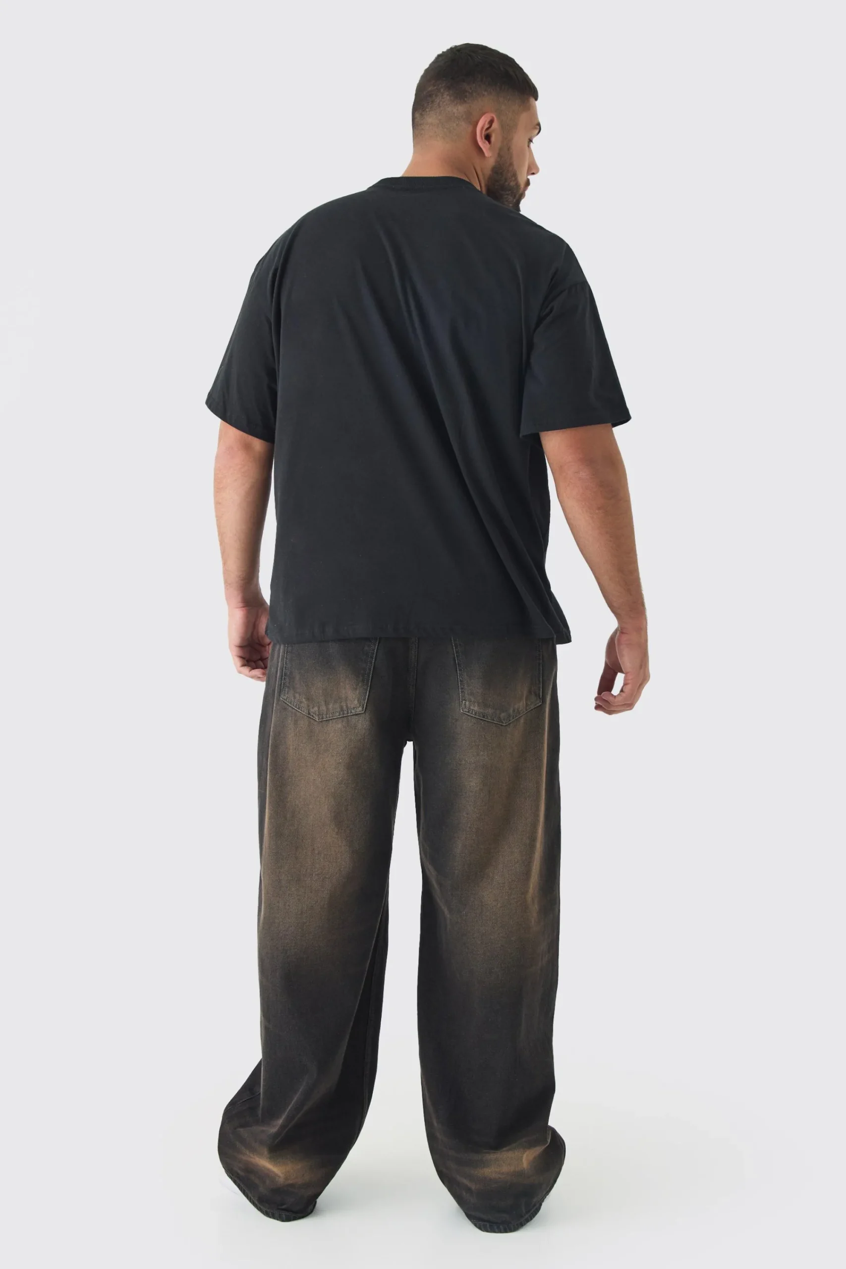 Plus Oversized Wu-Tang Over Seams License Print T-Shirt | UK^boohooMAN Sale