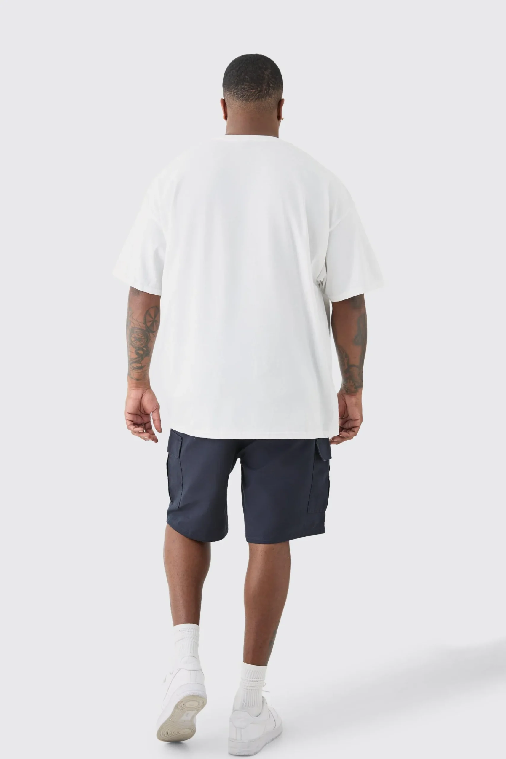 Plus Paris Print T-shirt | UK^boohooMAN New