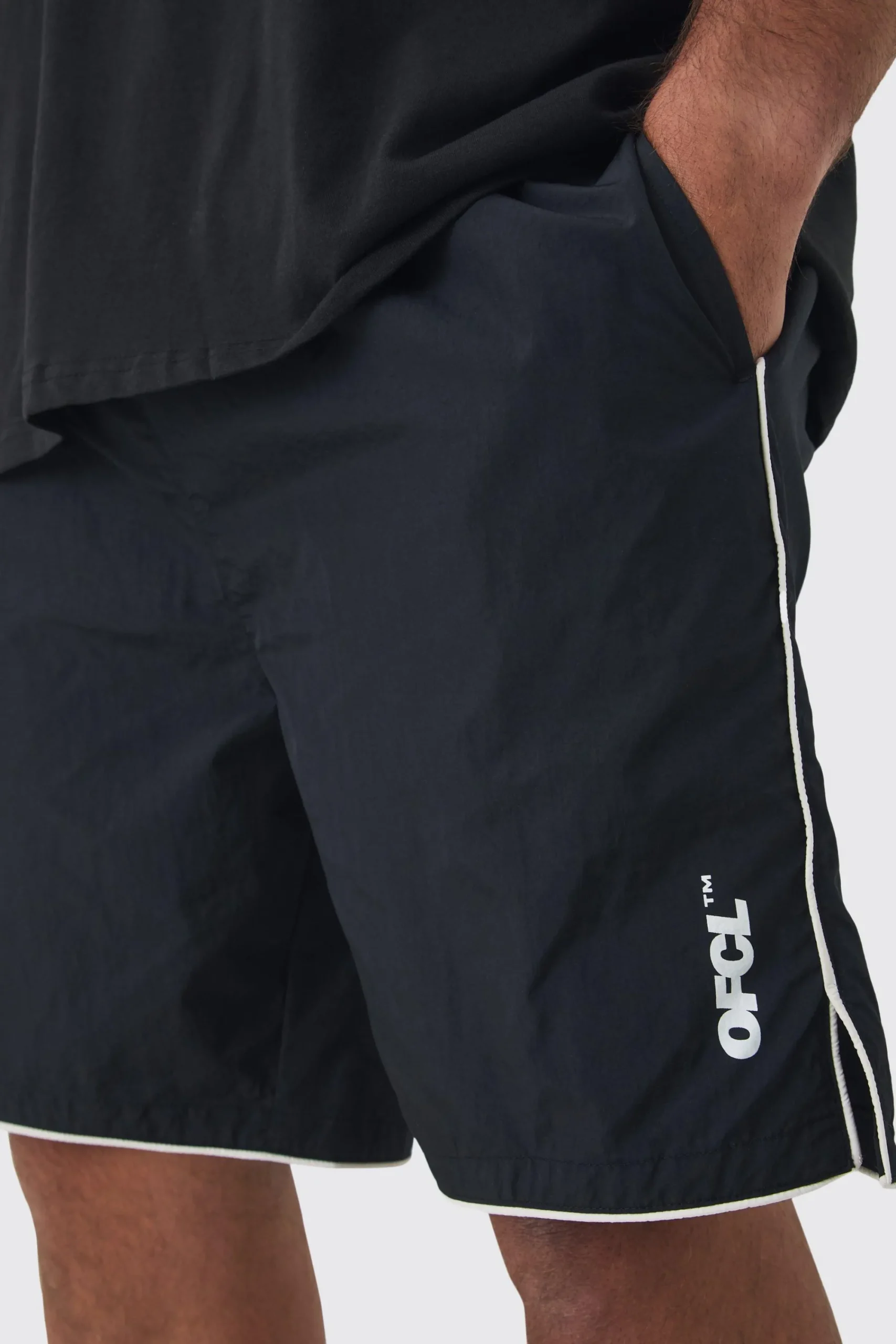 boohooMAN Plus Piping Detail Shorts | UK| Shorts