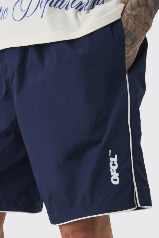 boohooMAN Plus Piping Detail Shorts | UK| Shorts