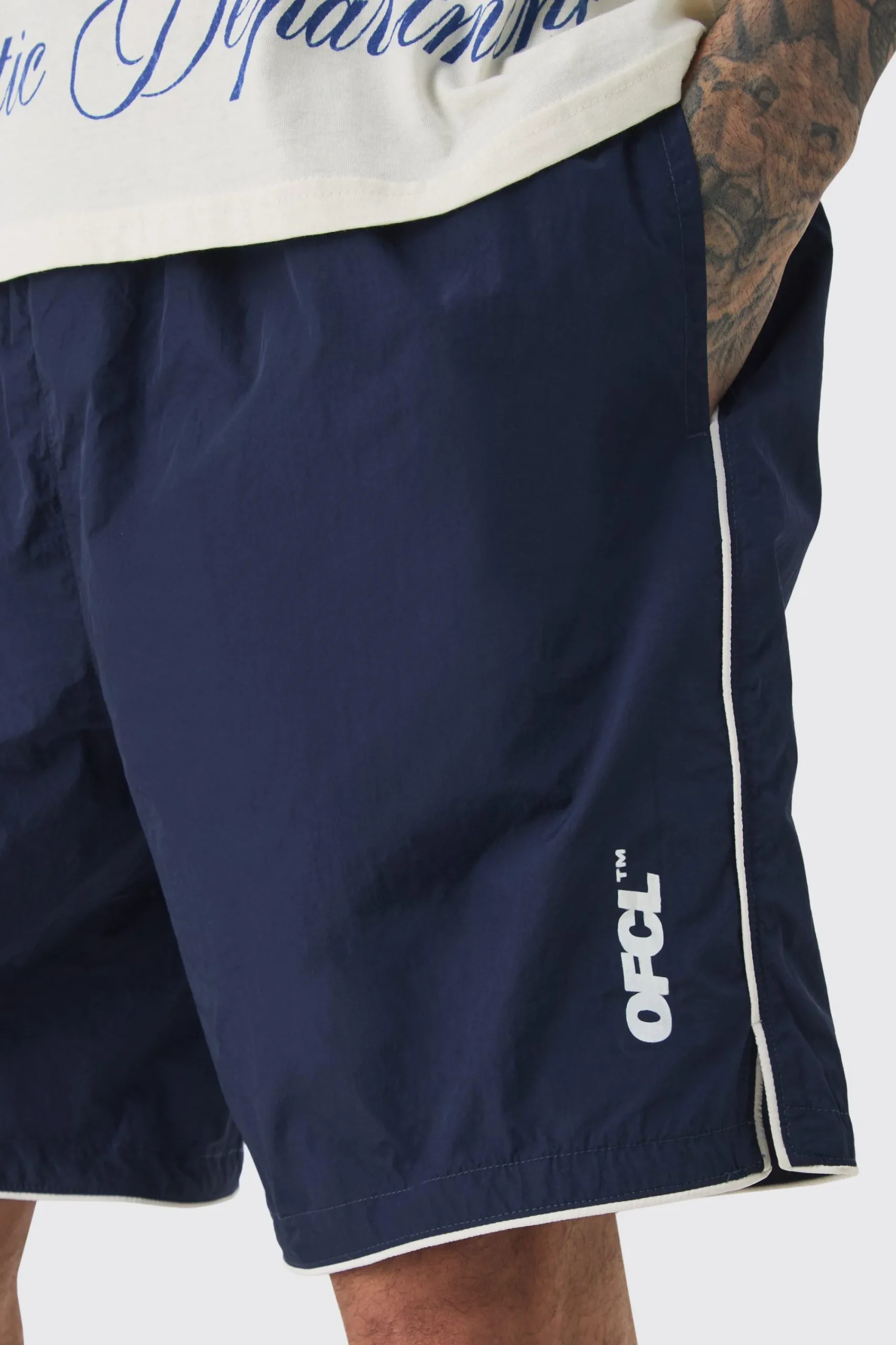 boohooMAN Plus Piping Detail Shorts | UK| Shorts