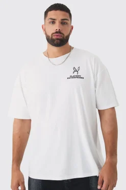 Plus Playboy Back Printed Licensed T-shirt In | UK^boohooMAN Discount