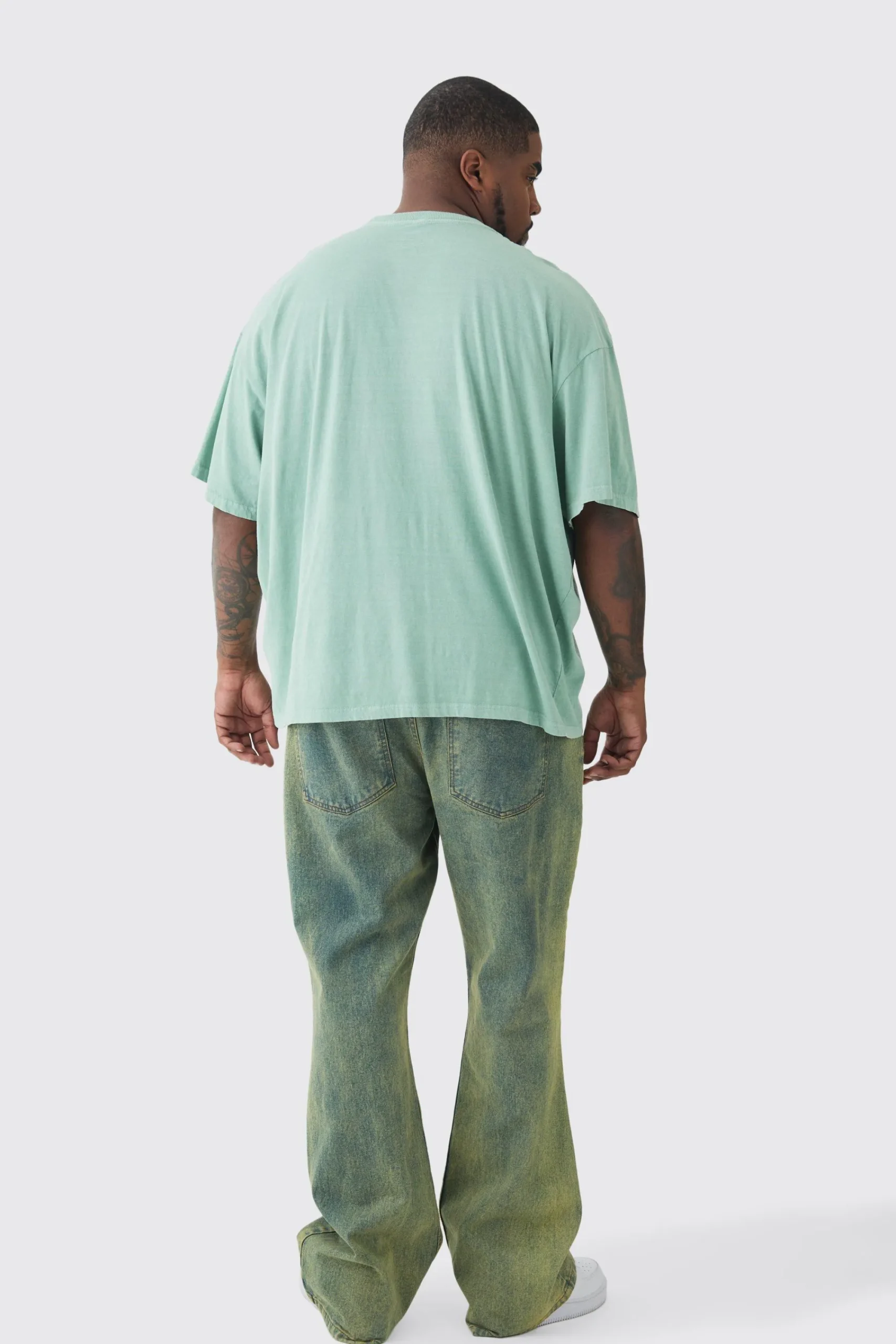 Plus Power Ranger License Print T-shirt In | UK^boohooMAN Online