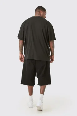 Plus Regular Fit Embellished Cross T-Shirt | UK^boohooMAN Best