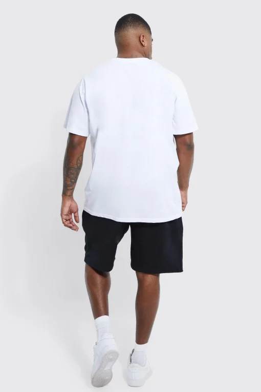 boohooMAN Plus Regular Fit Jersey Short | UK| Shorts