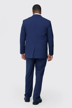 boohooMAN Plus Regular Fit Suit In Navy | UK| Sets & Co-Ords
