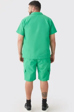 boohooMAN Plus Regular Patch Pocket Nylon Man Overshirt | UK| Shirts