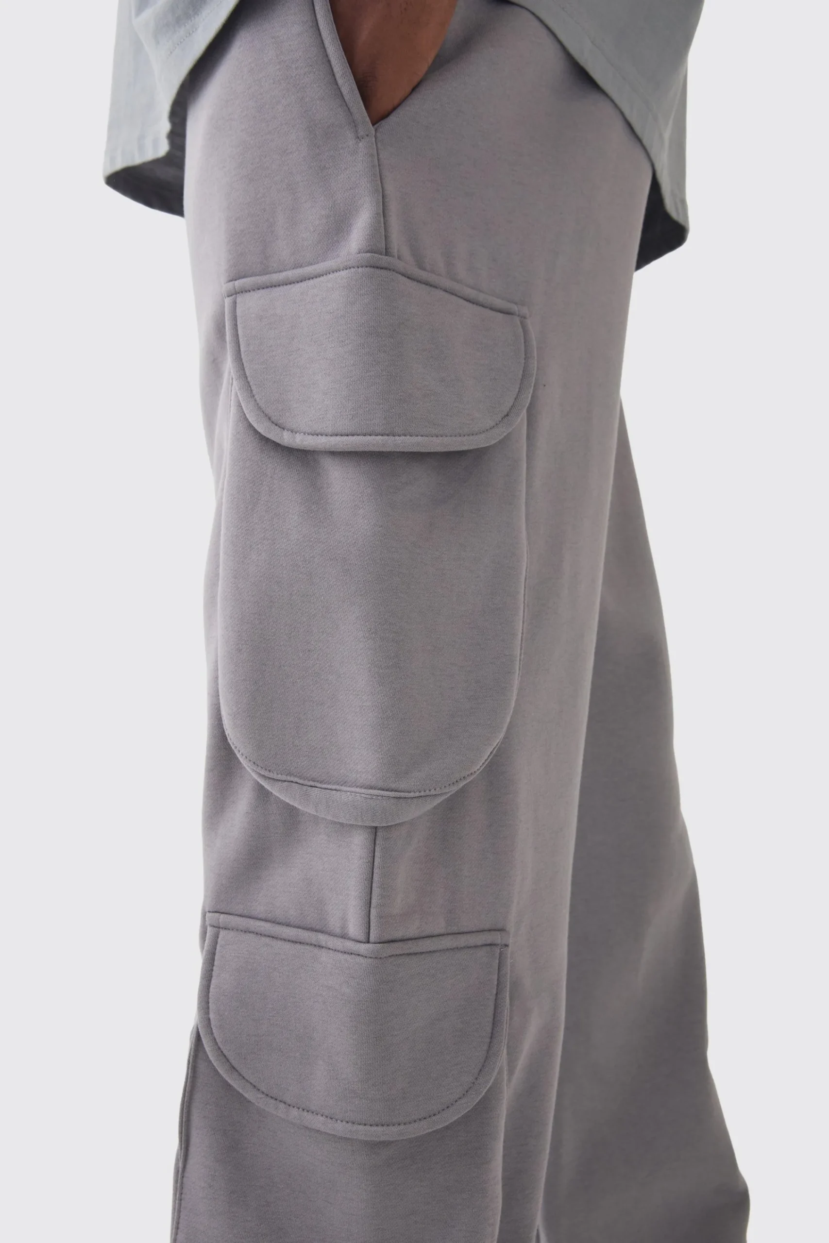 boohooMAN Plus Relaxed Cargo Pocket Jogger | UK| Trousers|Joggers