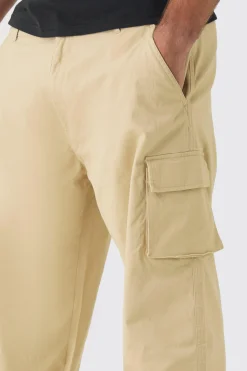 boohooMAN Plus Relaxed Fit Fixed Waist Cargo Trousers | UK| Trousers|Cargos