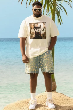 boohooMAN Plus Relaxed Fit Super Distressed Denim Shorts | UK| Shorts
