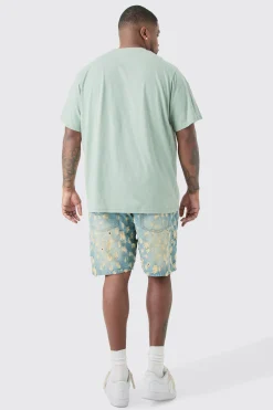 boohooMAN Plus Relaxed Fit Super Distressed Denim Shorts | UK| Shorts