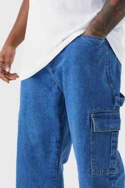 boohooMAN Plus Relaxed Rigid Carpenter Split Hem Jean | UK| Trousers|Jeans
