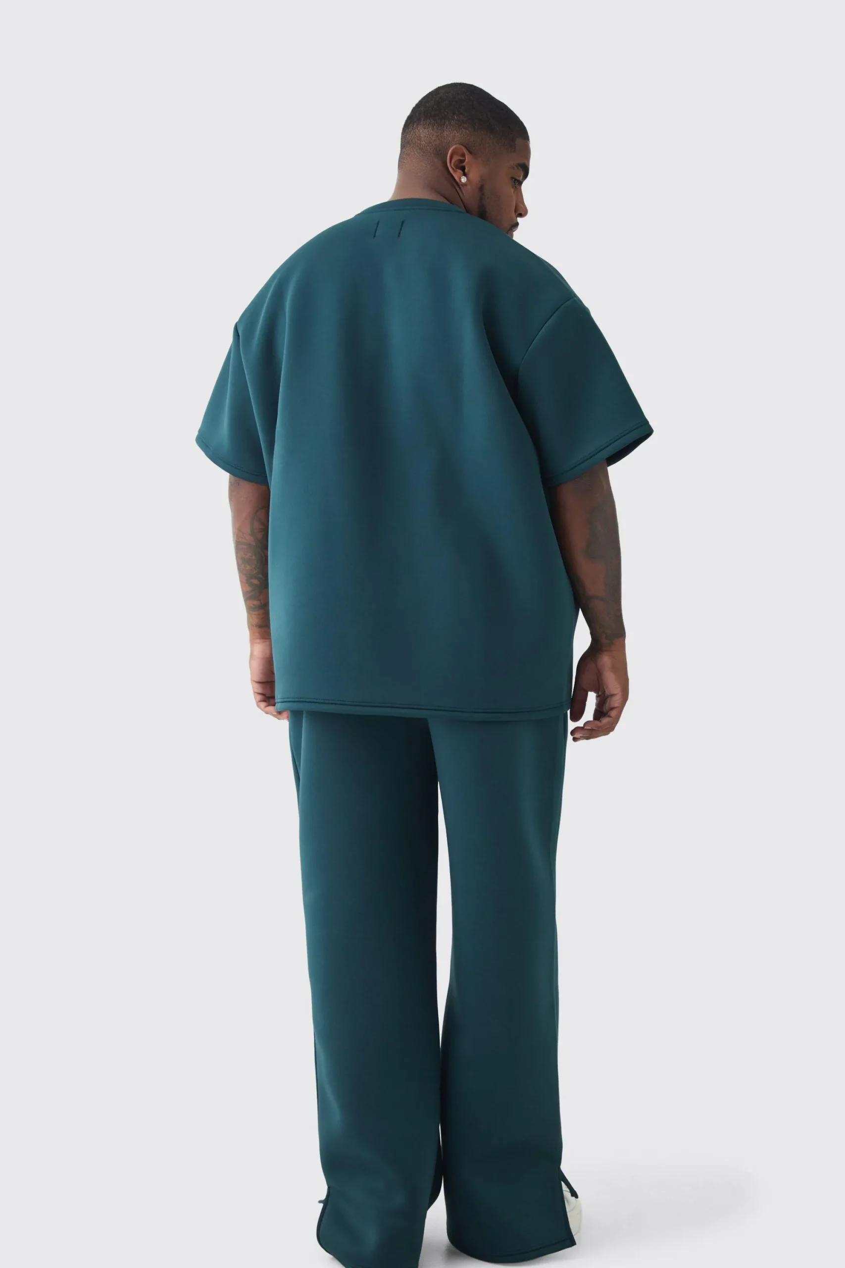 Plus Scuba Oversized T-shirt | UK^boohooMAN Sale