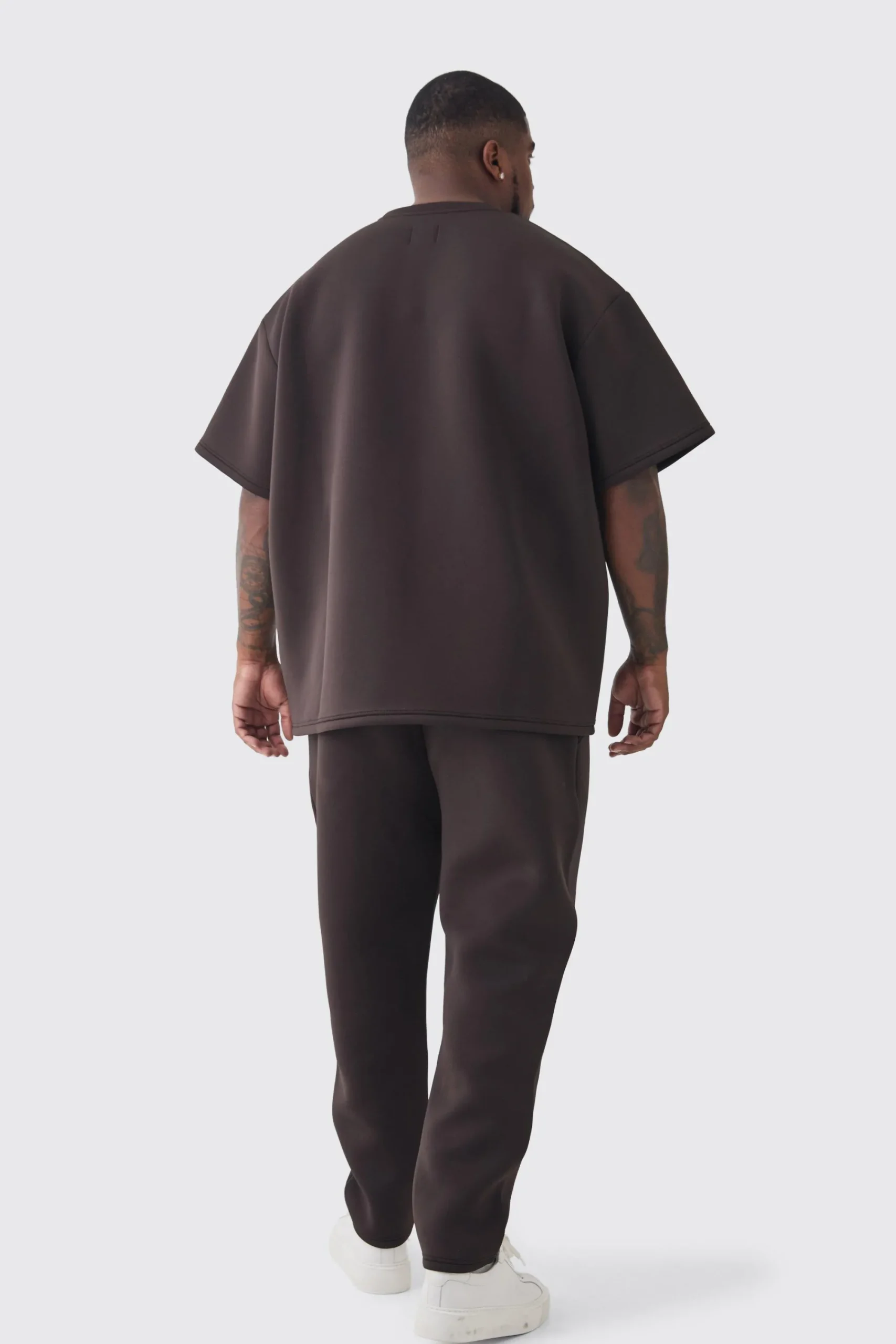 Plus Scuba Oversized T-shirt | UK^boohooMAN Outlet
