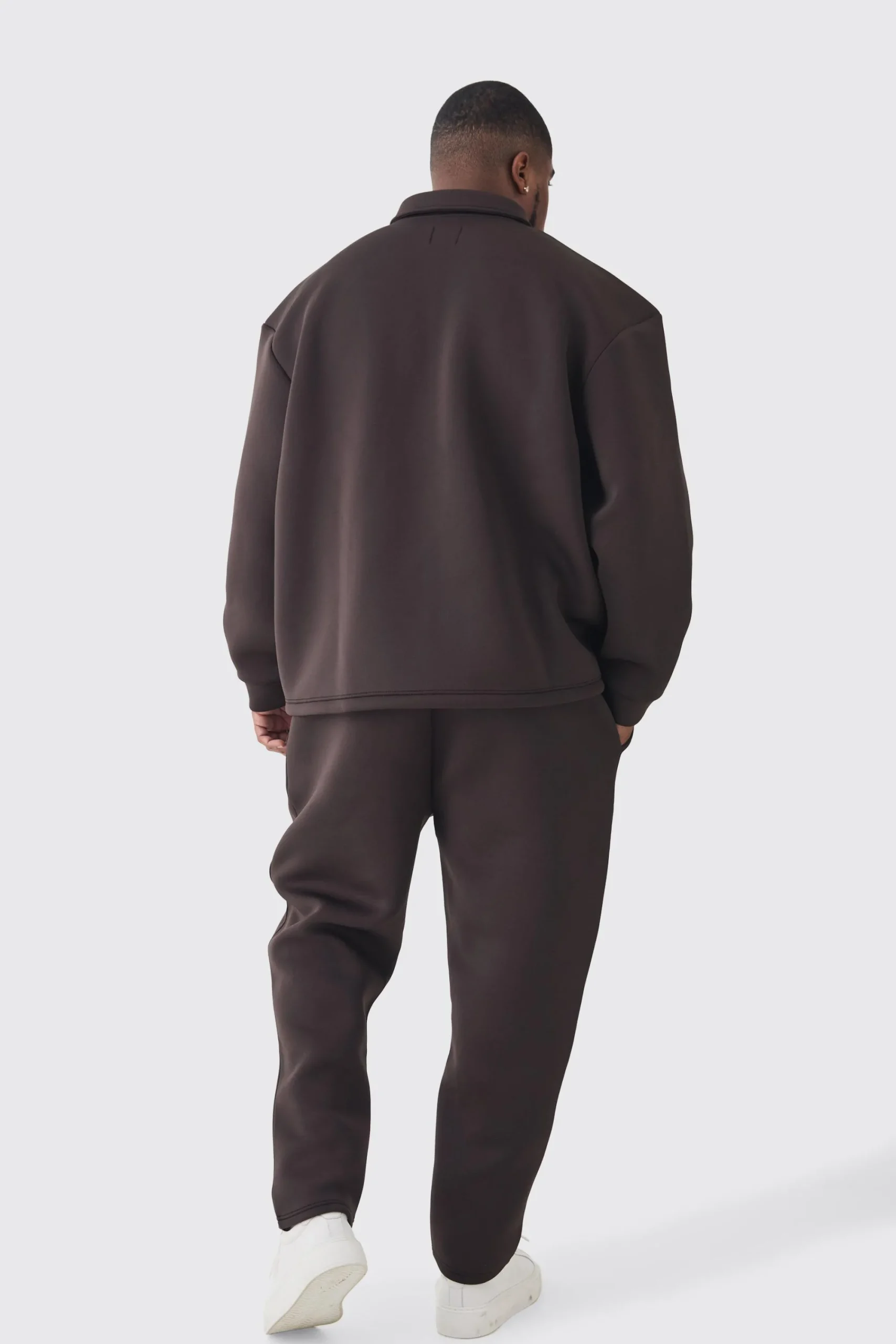 boohooMAN Plus Scuba Rugby Sweat | UK| Hoodies & Sweatshirts