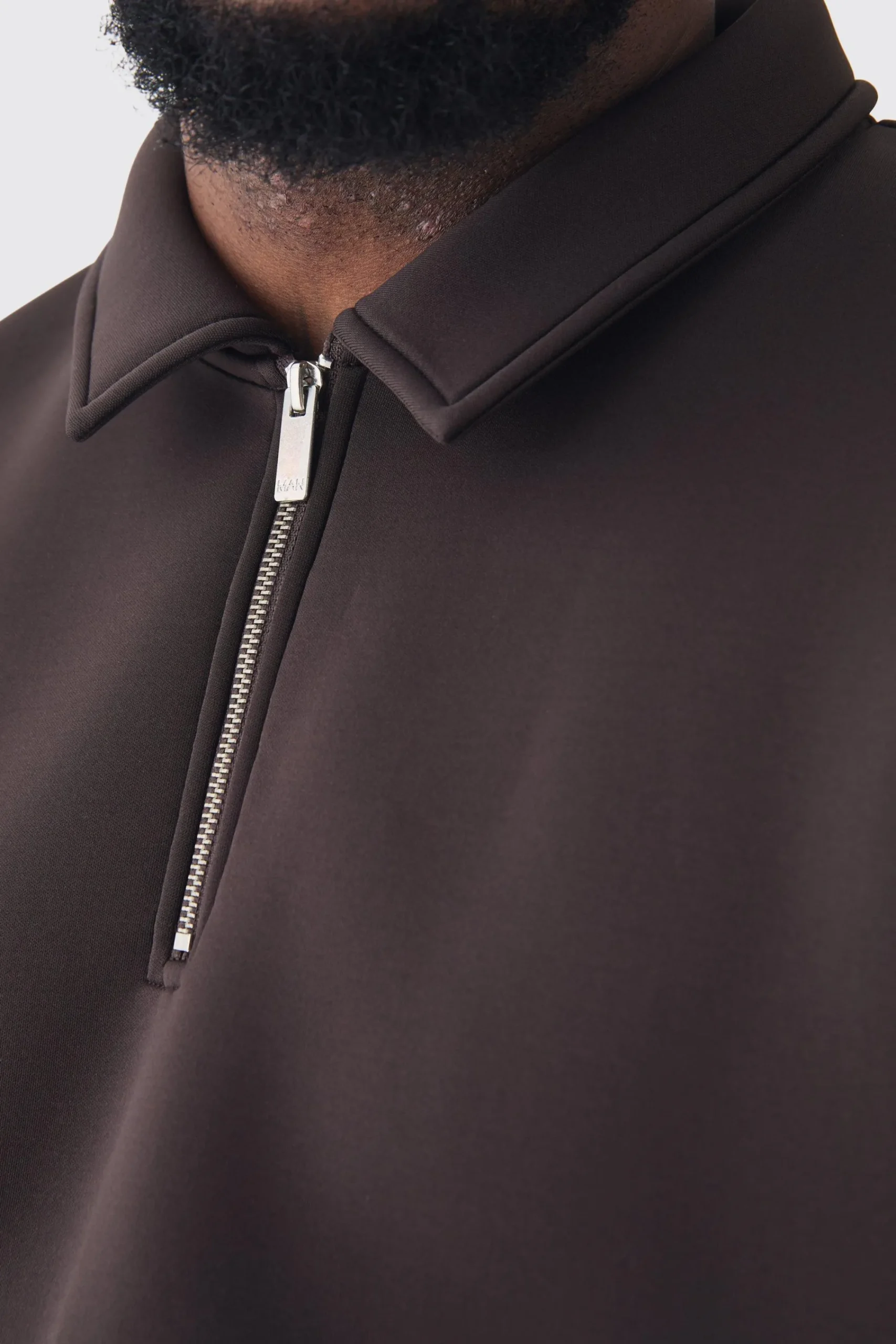 boohooMAN Plus Scuba Rugby Sweat | UK| Hoodies & Sweatshirts