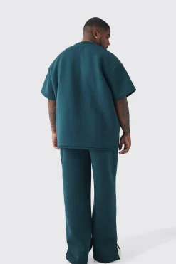 boohooMAN Plus Scuba Split Hem Joggers | UK| Joggers