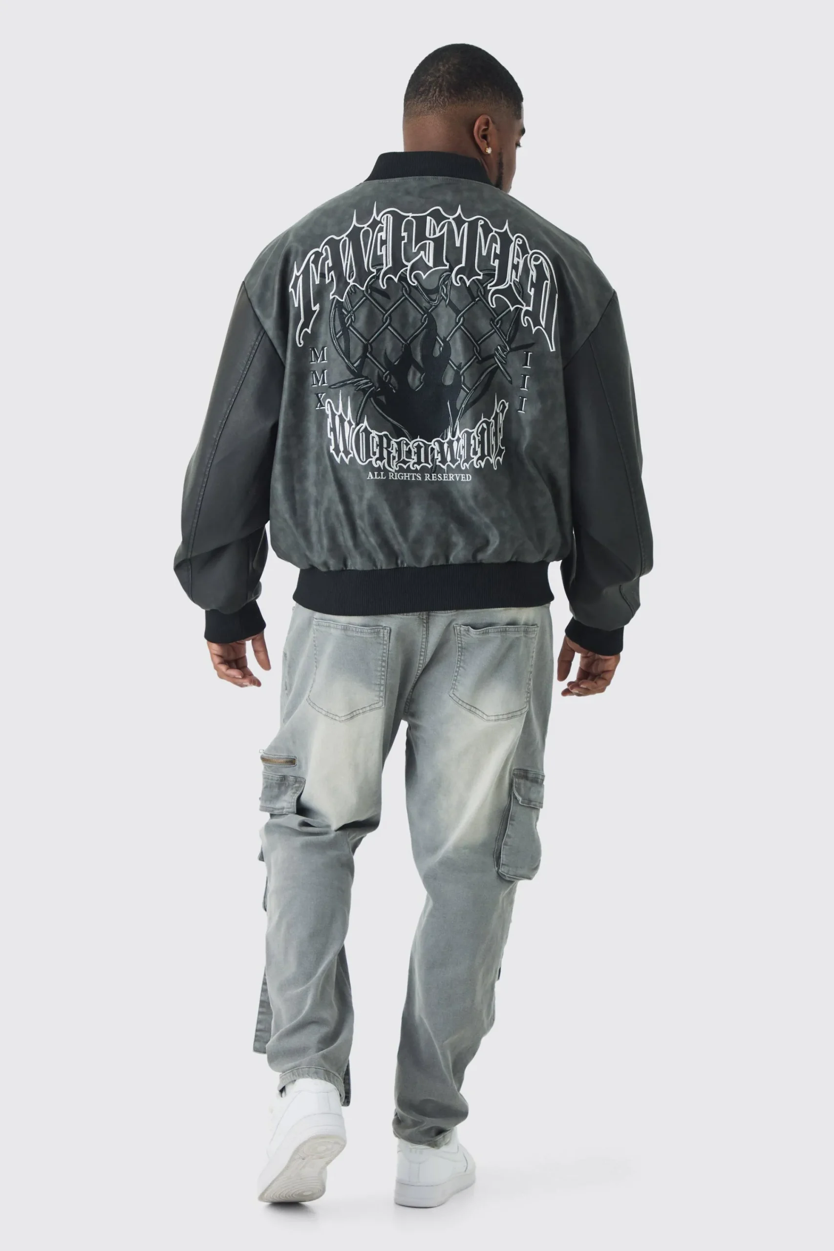 boohooMAN Plus Skinny Stretch Multi Pocket Cargo Jeans | UK| Trousers|Cargos
