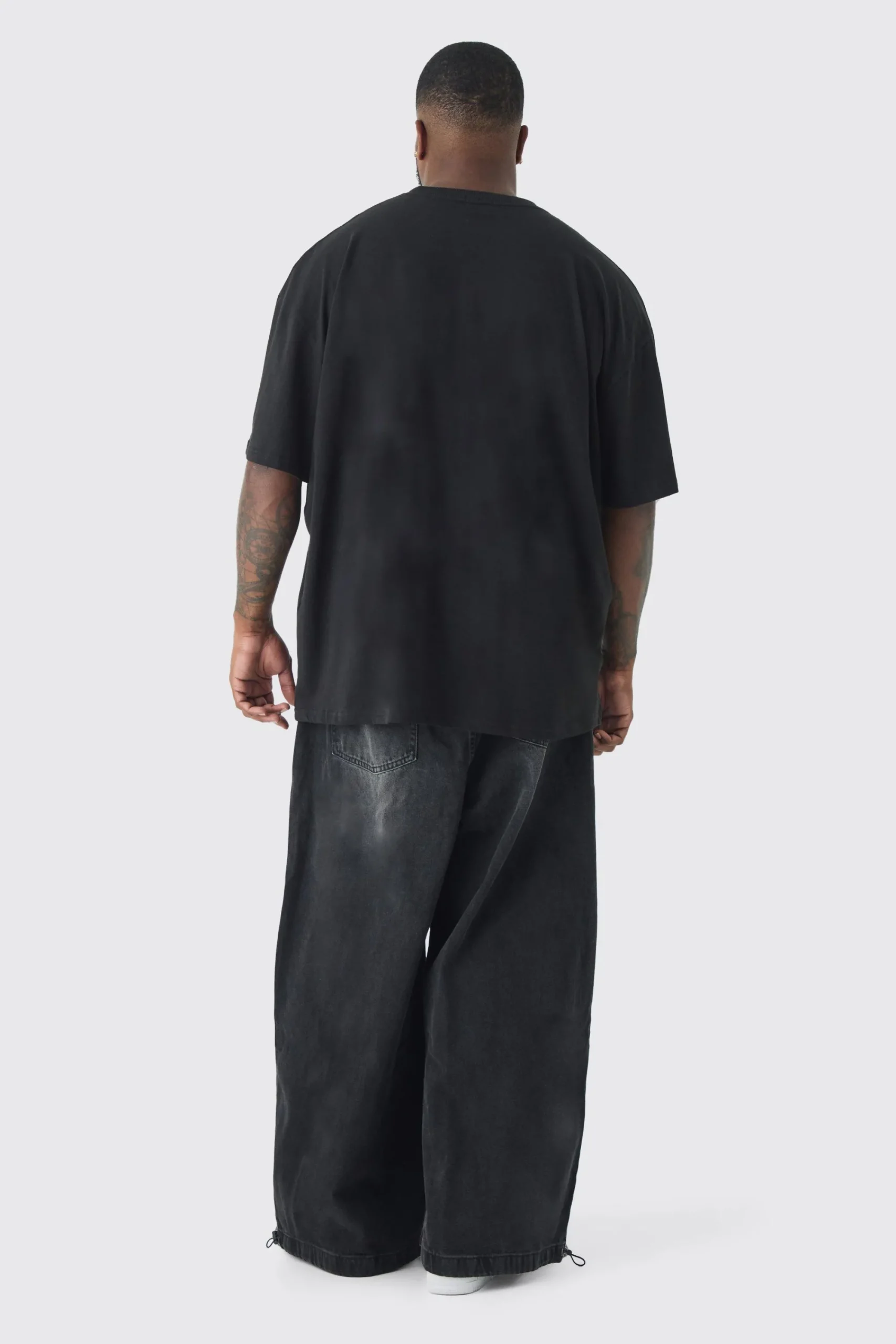 Plus Skull Flame Print Oversized T-shirt In | UK^boohooMAN New