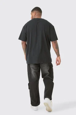 Plus Slayer License Print T-shirt | UK^boohooMAN Online