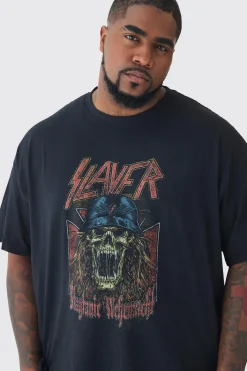 Plus Slayer License T-shirt | UK^boohooMAN Discount