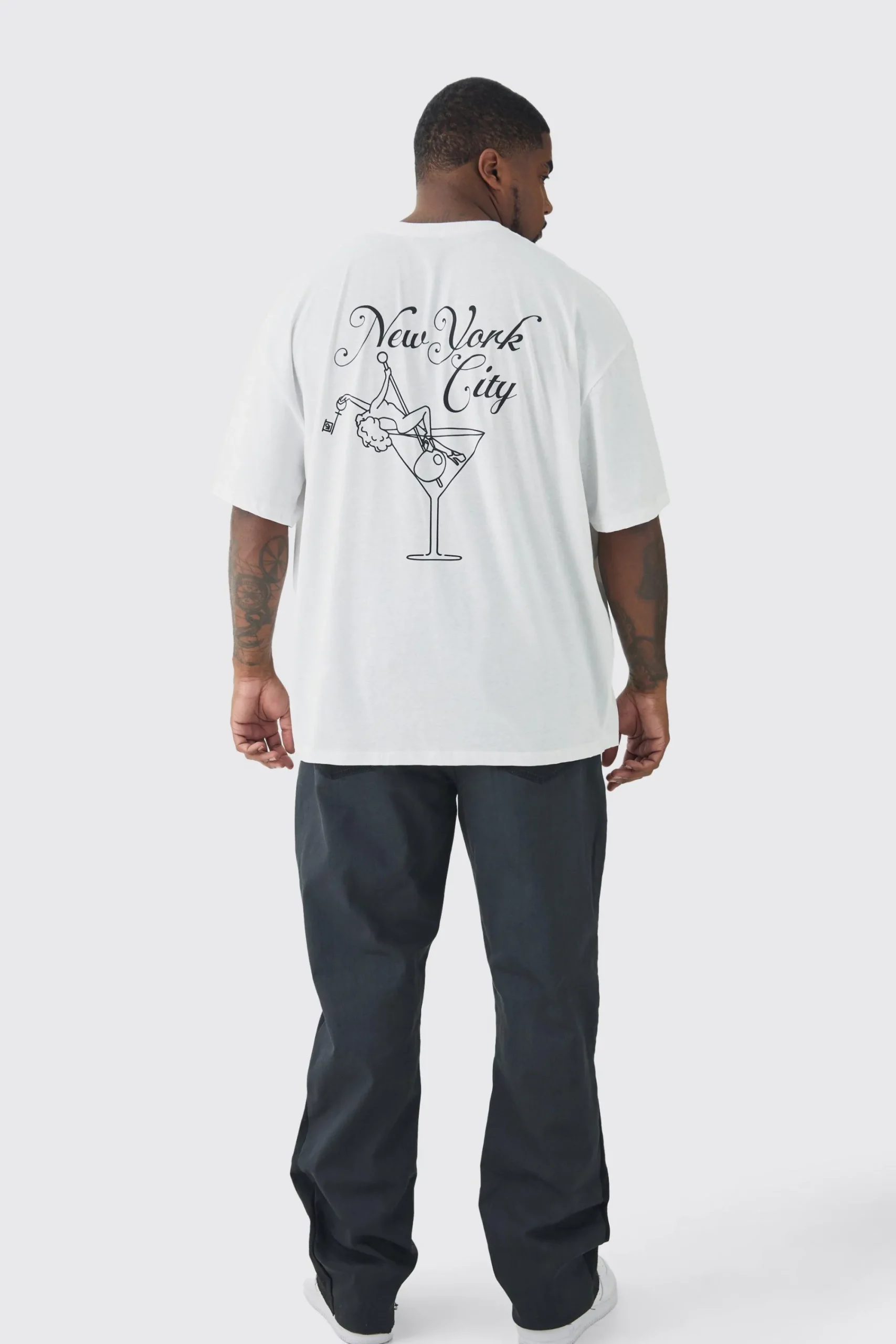 boohooMAN Plus Slim Rigid Flare Overdye Carpenter Jeans | UK| Jeans