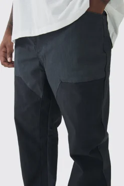 boohooMAN Plus Slim Rigid Flare Overdye Carpenter Jeans | UK| Jeans