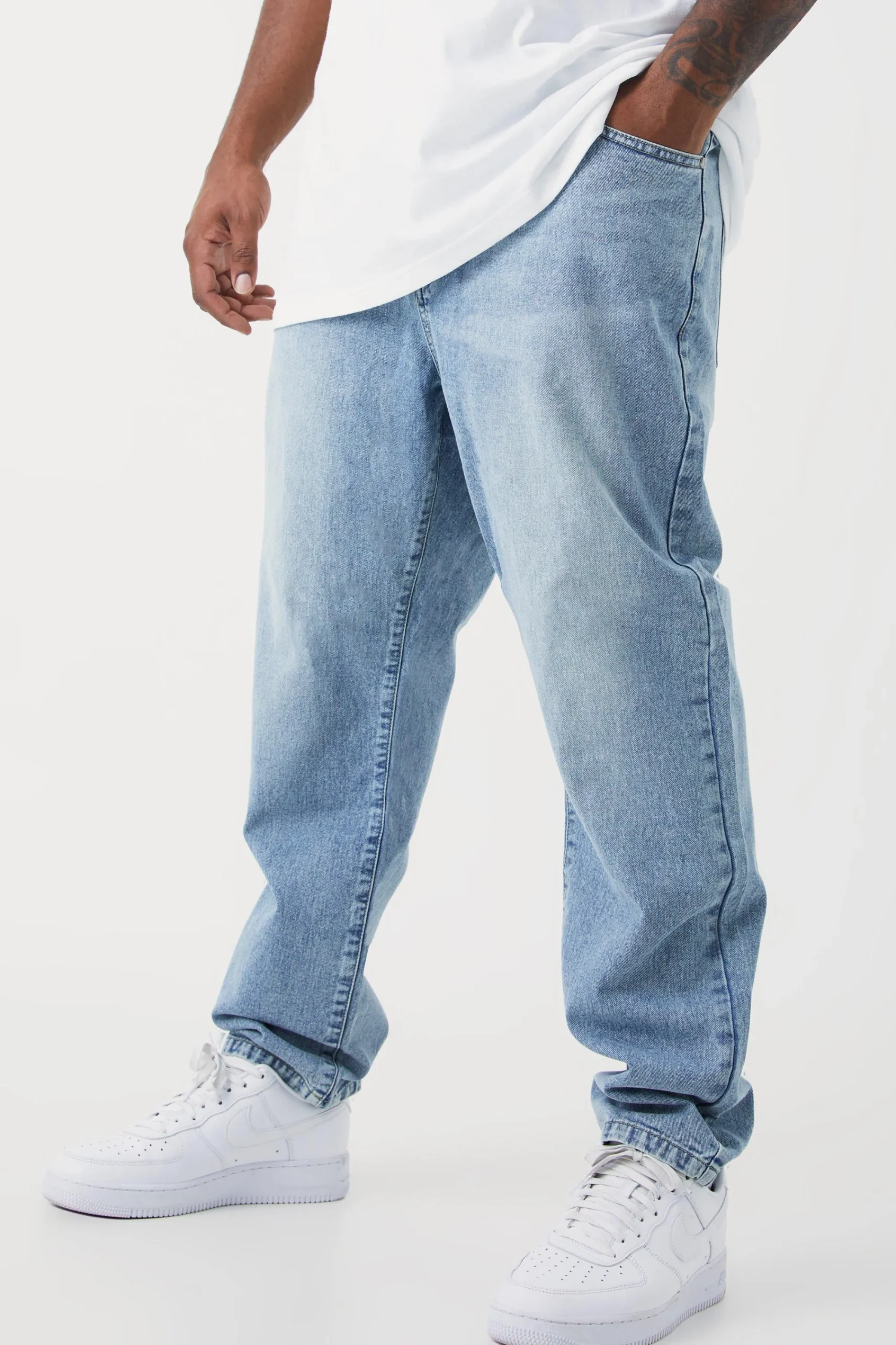 boohooMAN Plus Slim Rigid Jean | UK| Trousers|Jeans