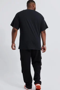 Plus Stranger Things Hellfire License T-shirt | UK^boohooMAN Online