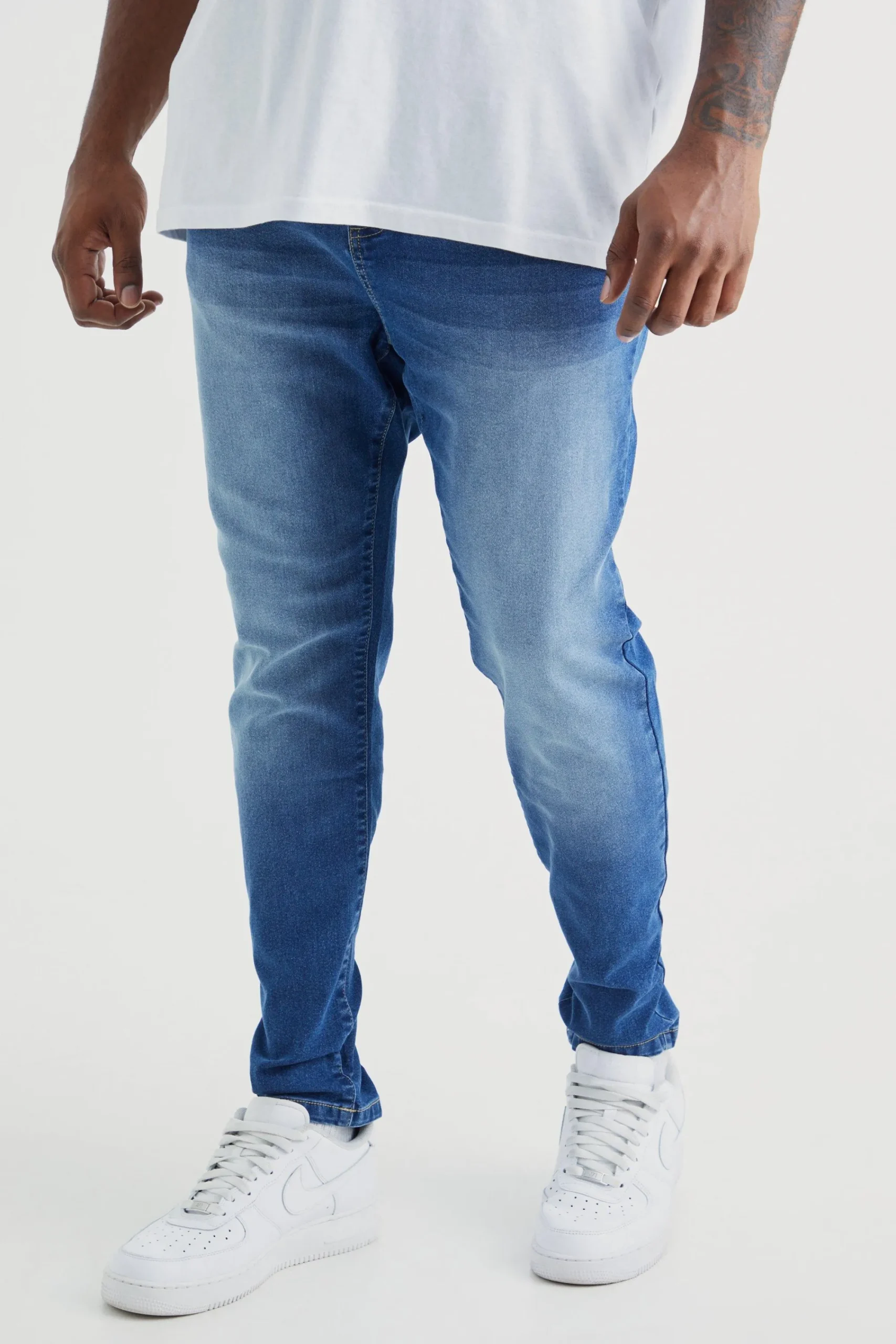 boohooMAN Plus Super Skinny Stretch Jean | UK| Trousers|Jeans