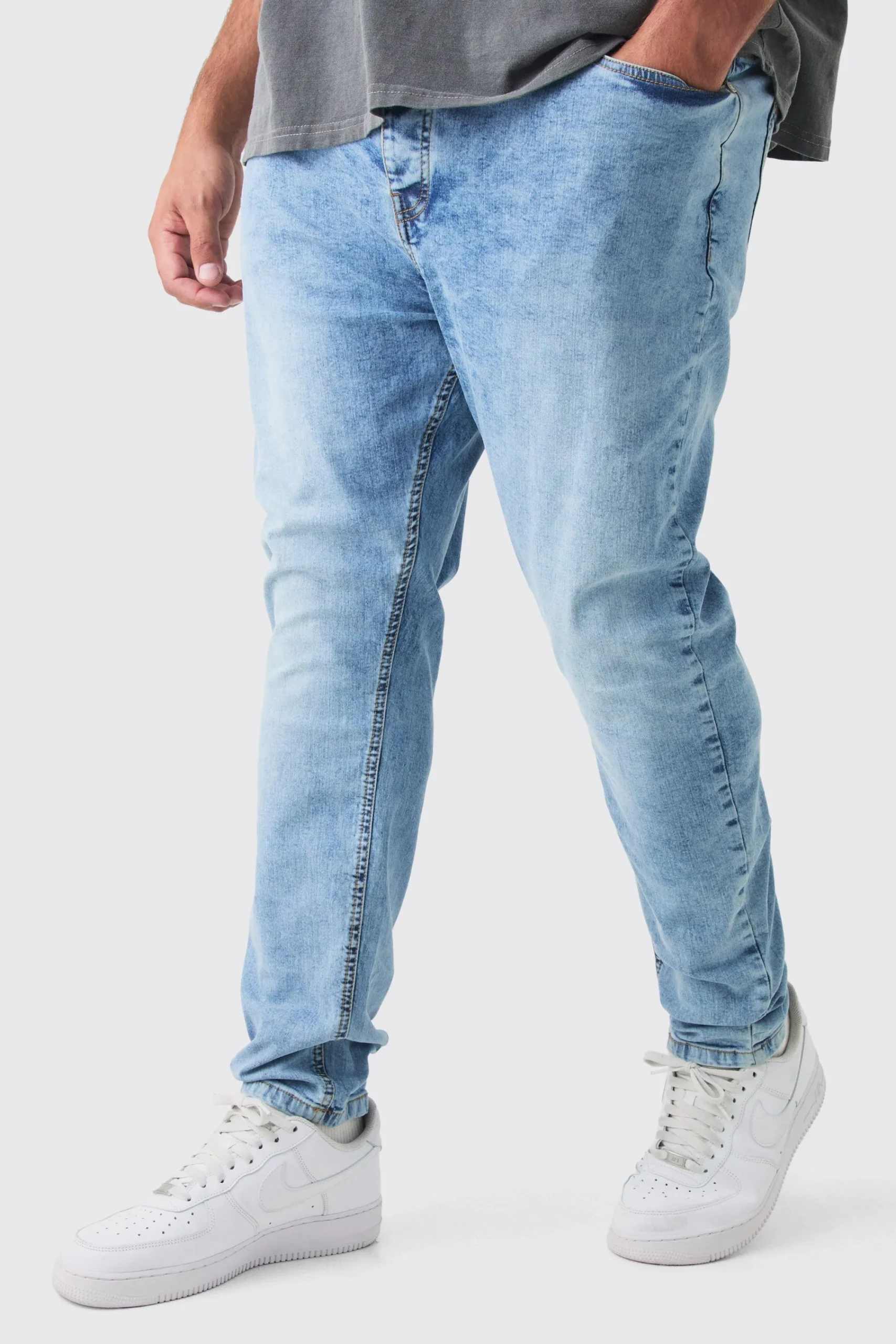 boohooMAN Plus Super Skinny Stretch Jean | UK| Trousers|Jeans