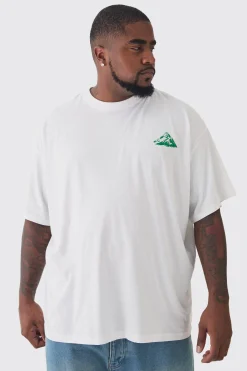 Plus Travel Back Print Graphic T-Shirt | UK^boohooMAN Outlet