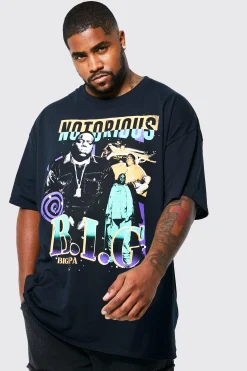 Plus Vintage Notorious License T-shirt | UK^boohooMAN Sale