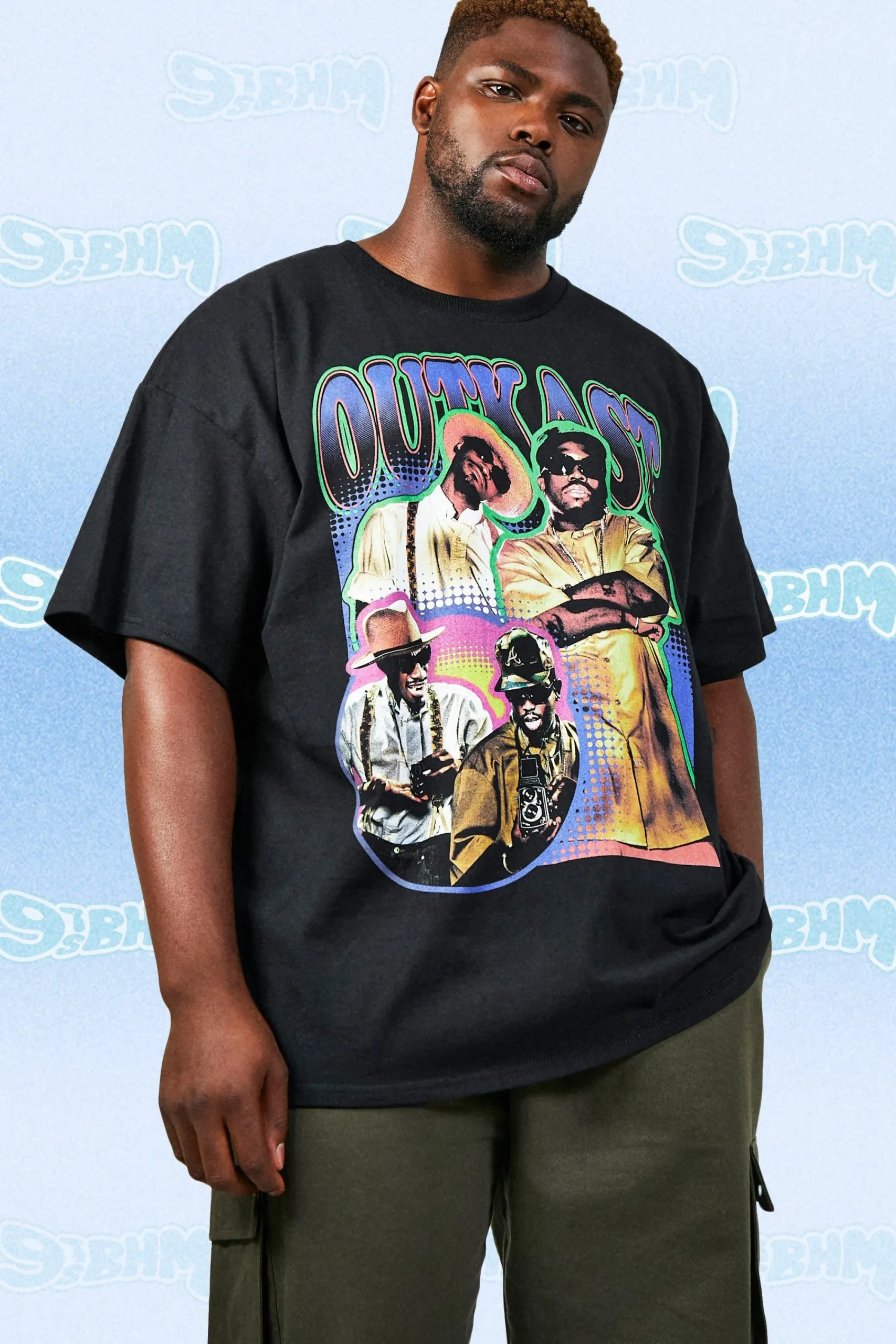 Plus Vintage Outkast License T-shirt | UK^boohooMAN
