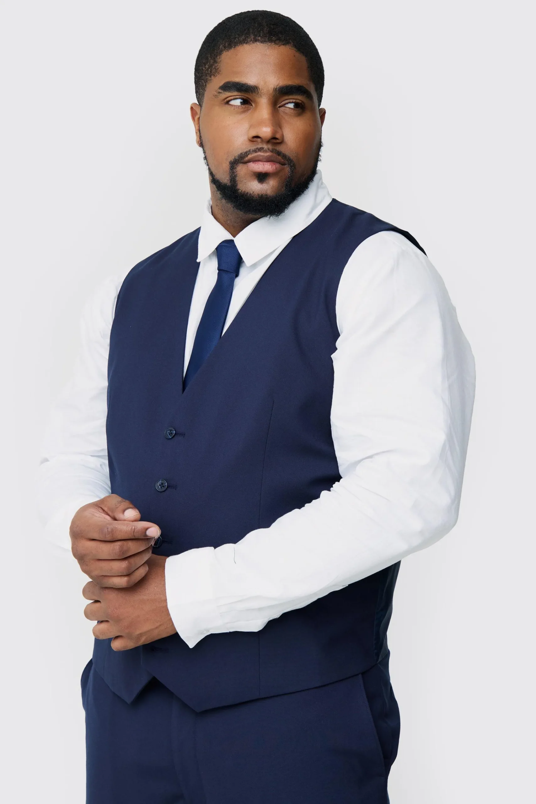 boohooMAN Plus Waistcoat In | UK| Suits & Tailoring|Sets & Co-Ords