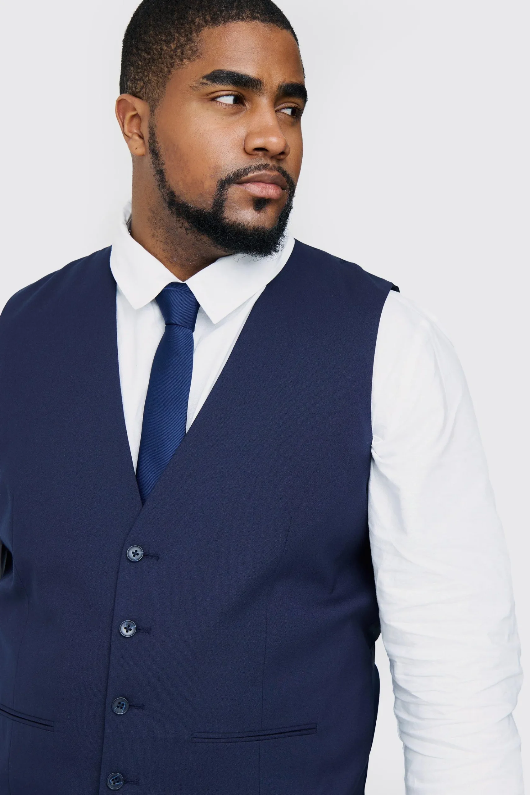 boohooMAN Plus Waistcoat In | UK| Suits & Tailoring|Sets & Co-Ords