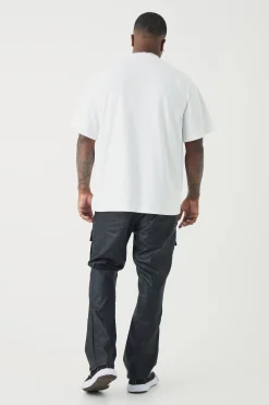 Plus Worldwide Debossed T-shirt In | UK^boohooMAN Hot