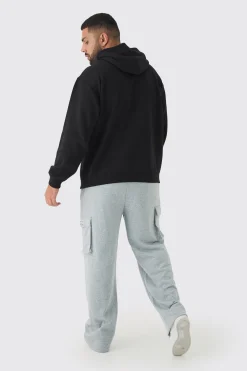 boohooMAN Plus Woven Tab Relaxed Fit Cargo Joggers | UK| Trousers|Joggers
