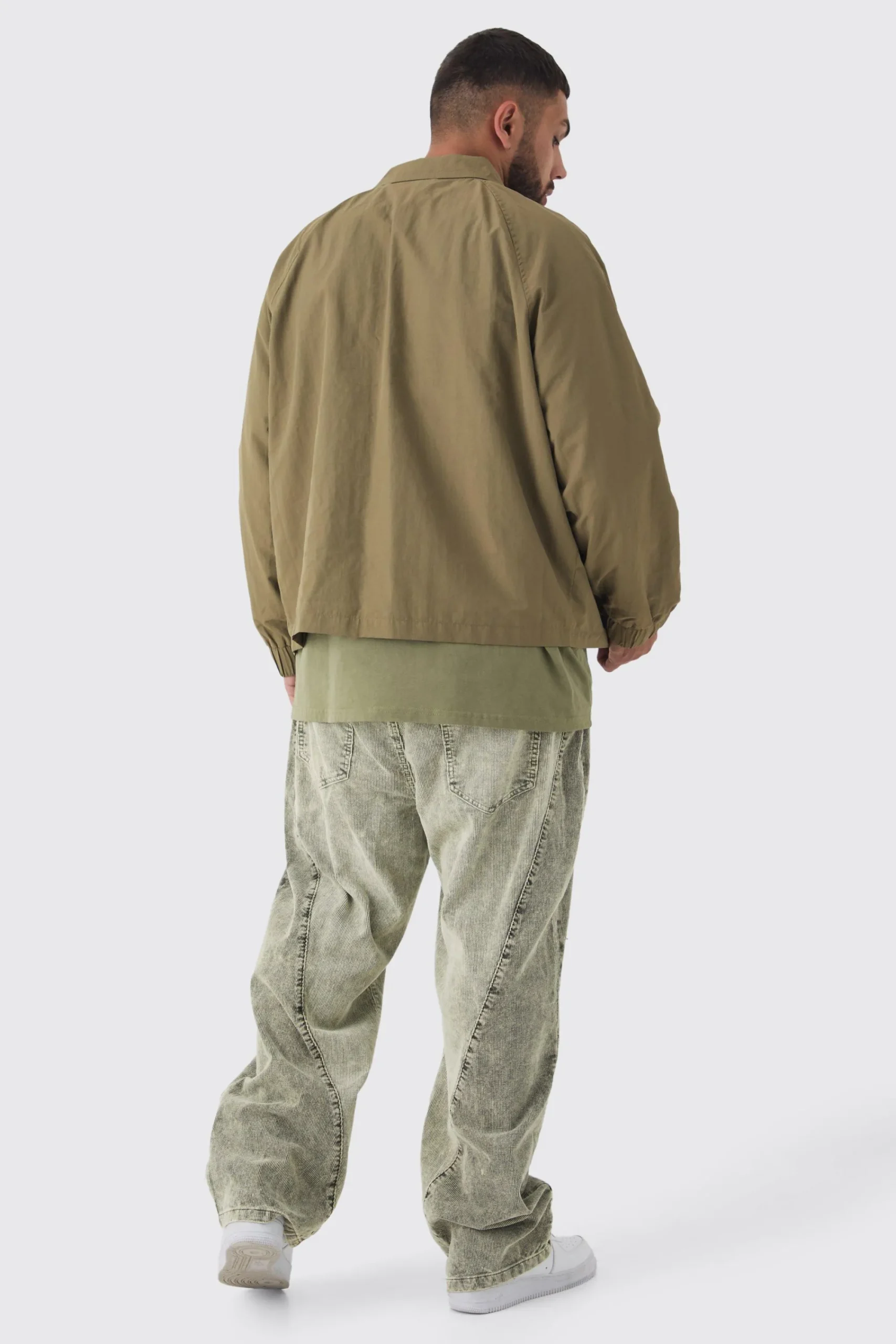 boohooMAN Plus Zip Up Lightweight Field Jacket | UK| Coats & Jackets