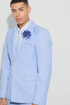 boohooMAN Pocket Square Single Breasted Tailored Jacket | UK| Suits & Tailoring