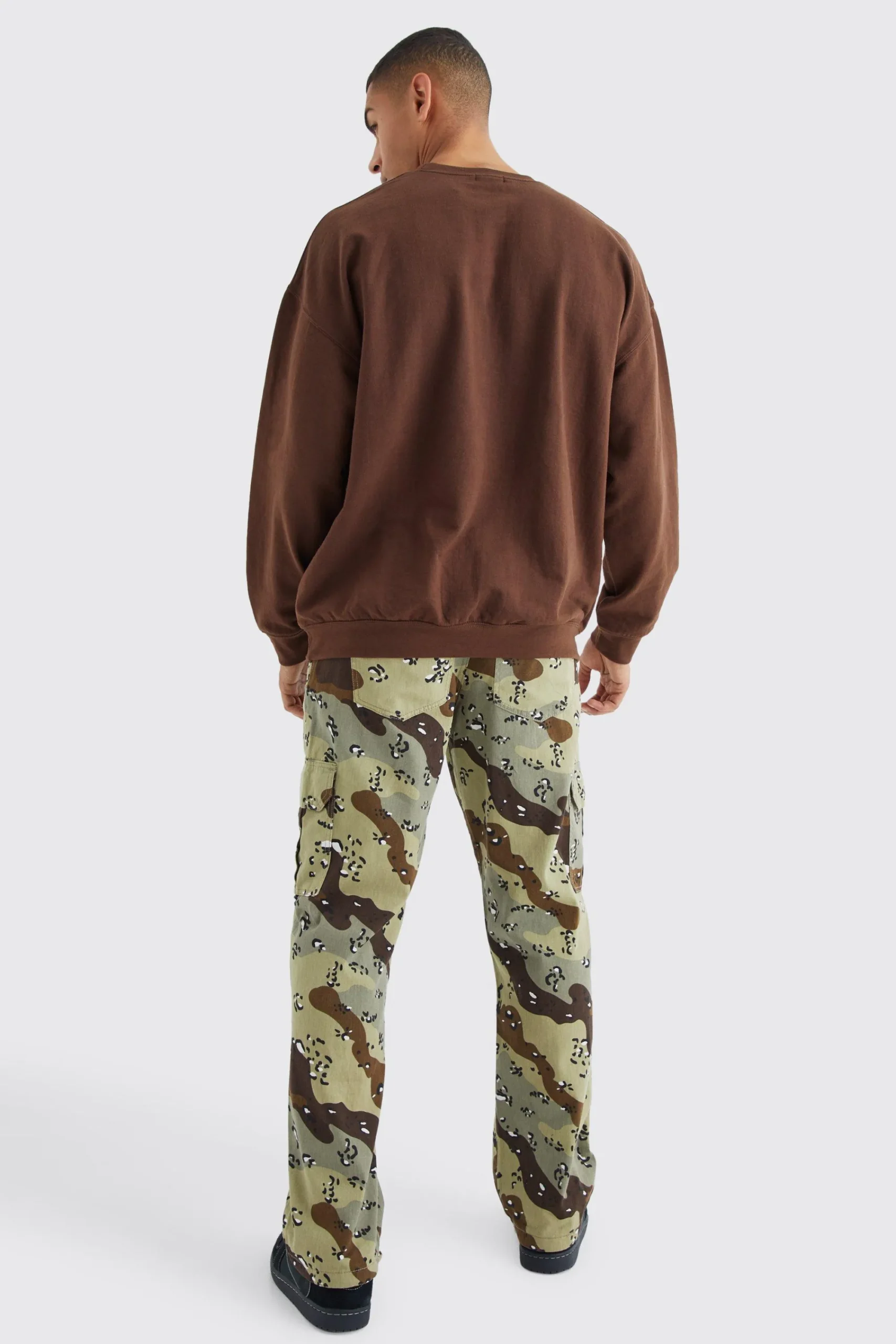 boohooMAN Pour Homme Paint Splatter Sweatshirt | UK| Hoodies & Sweatshirts