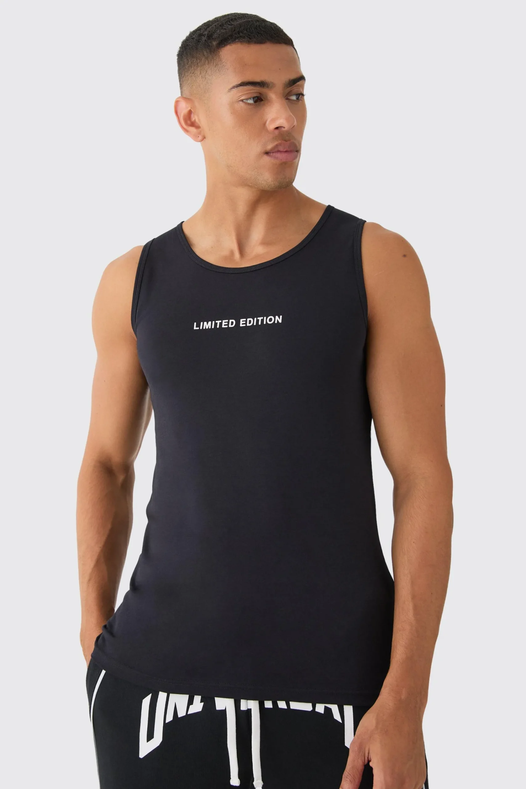 Premium Muscle Fit Limited Super Clean Interlock Vest | UK^boohooMAN Discount