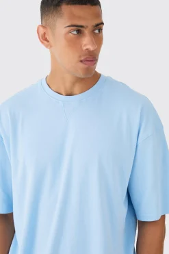 Premium Oversized Super Clean Interlock T-shirt | UK^boohooMAN